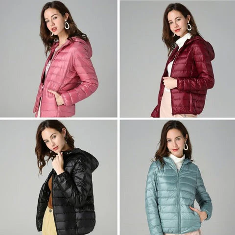 TEODORA - GESTEPPTE JACKE MIT KAPUZE - Image 2