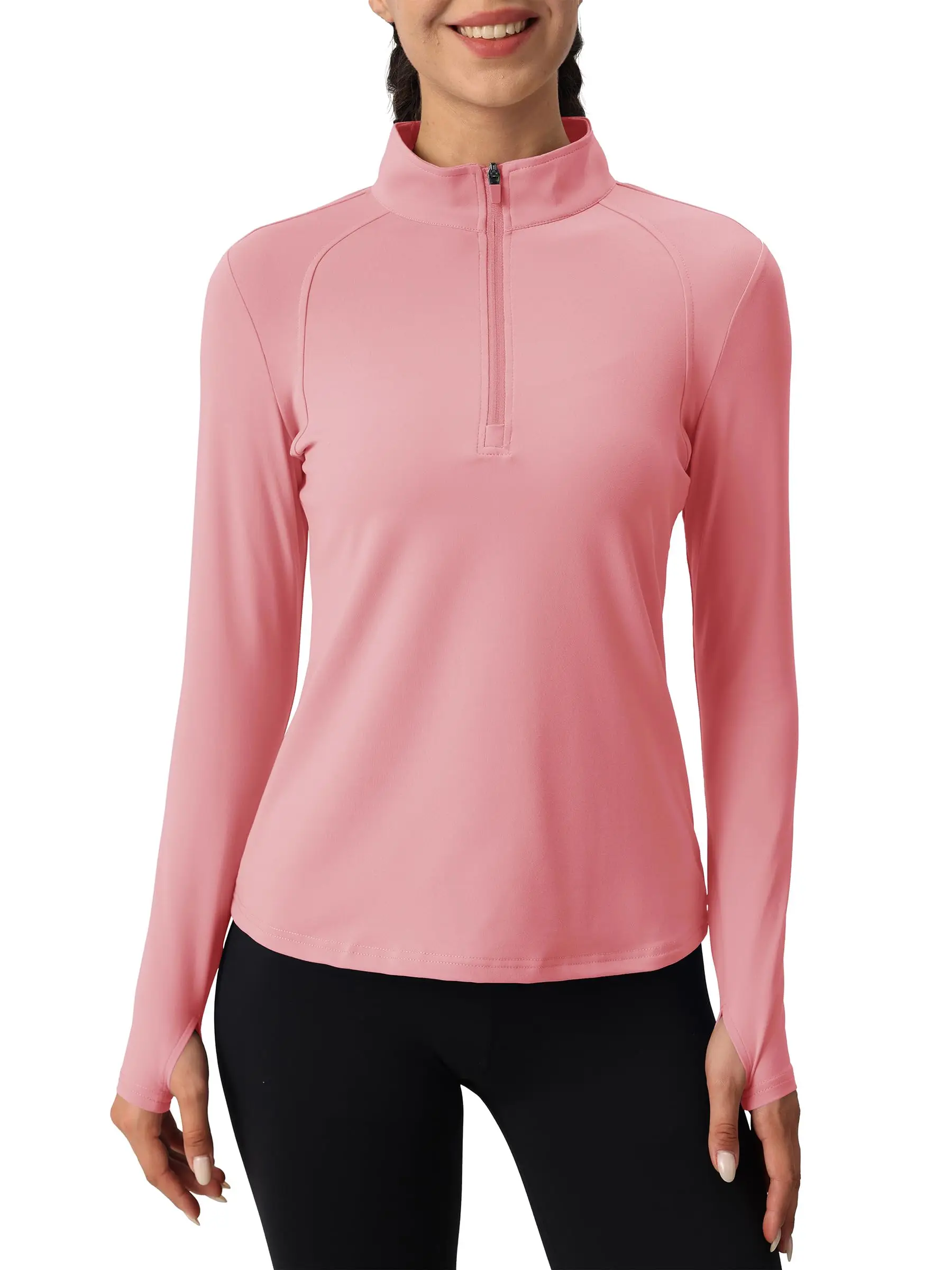 Tervona | Atmungsaktiver Damenpullover mit Viertel Reißverschluss - Image 6