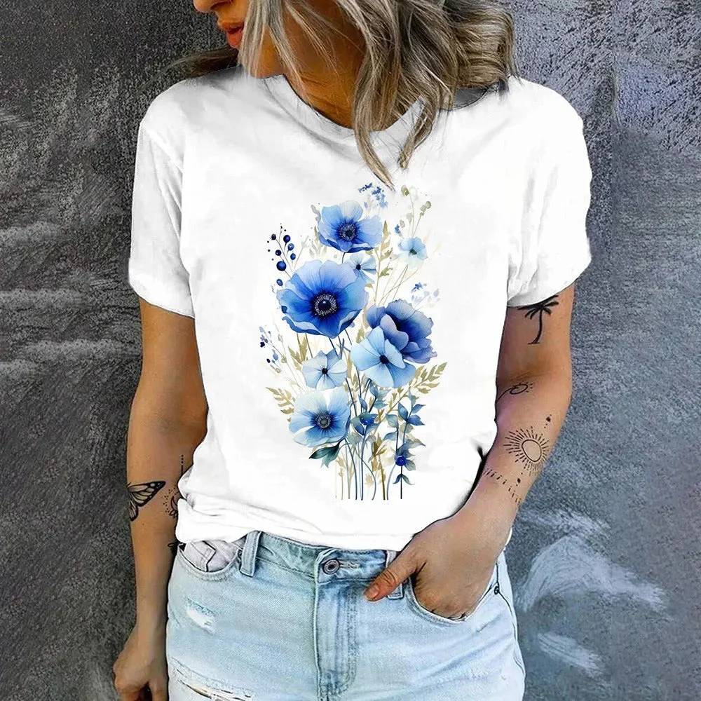 Tessa | Bequemes elegantes Kurzarm T Shirt - Image 2