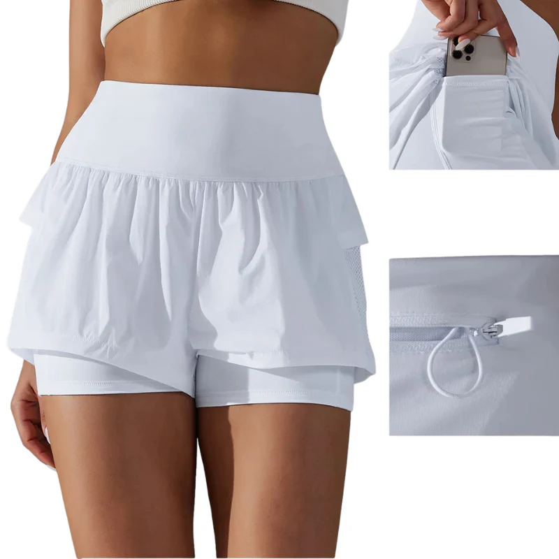 Tevaro | Atmungsaktive Kurze Sporthose für Damen Sommer - Image 4