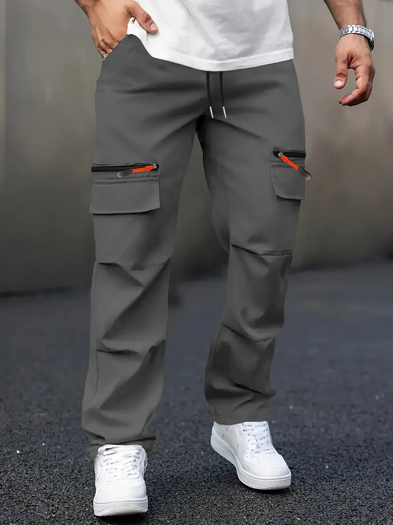 Thaddeus – Lässige Fracht Hose Mit Kordelzug In Der Taille - Image 2