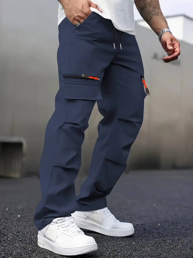 Thaddeus – Lässige Fracht Hose Mit Kordelzug In Der Taille - Image 3