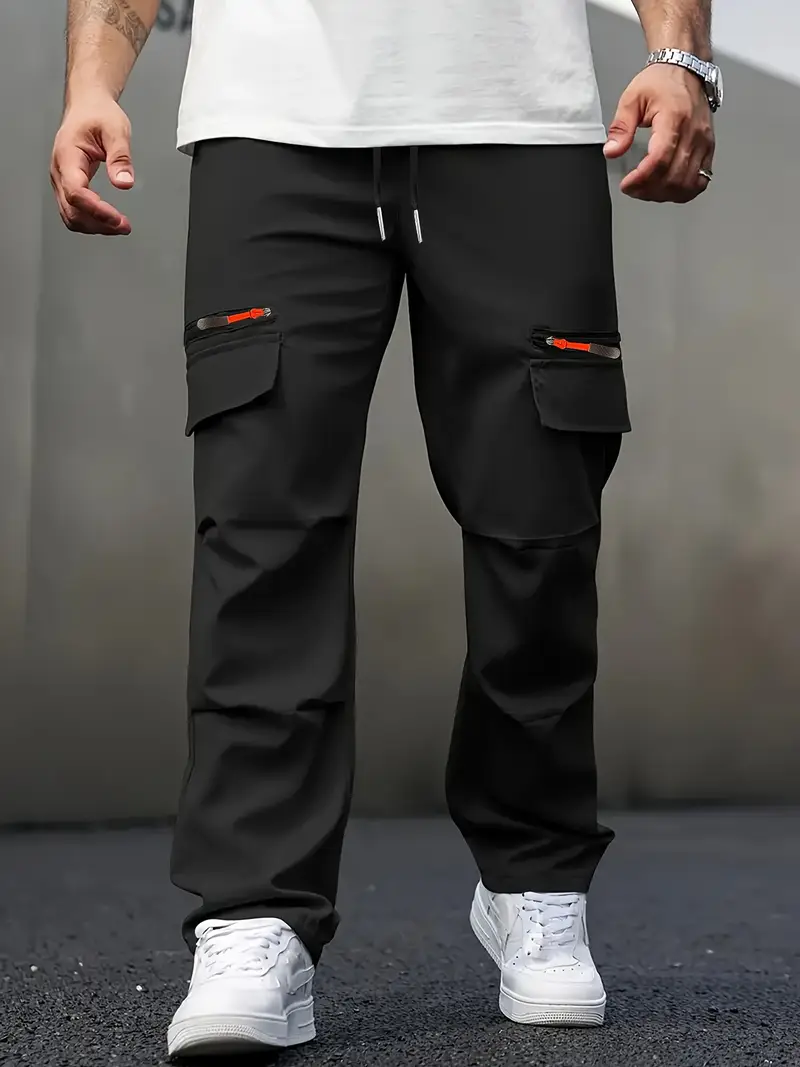 Thaddeus – Lässige Fracht Hose Mit Kordelzug In Der Taille - Image 5