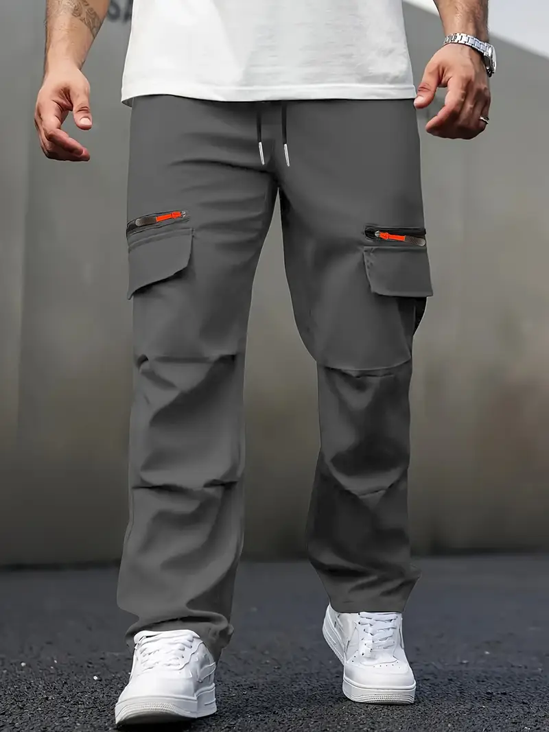 Thaddeus – Lässige Fracht Hose Mit Kordelzug In Der Taille - Image 6