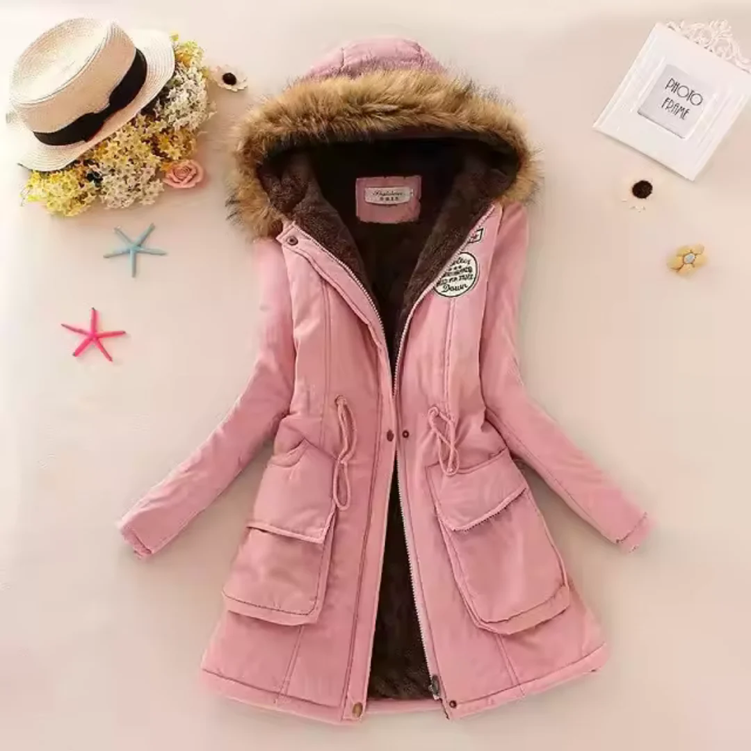 Therelle™ - Herbst-/Winterjacke mit Kapuze Stickerei und Tailliertem Schnitt - Image 8