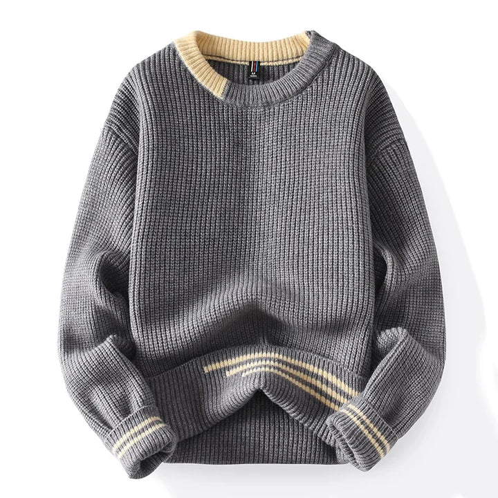THILO - GROBER STRICKPULLOVER MIT RUNDAUSSCHNITT - Image 8
