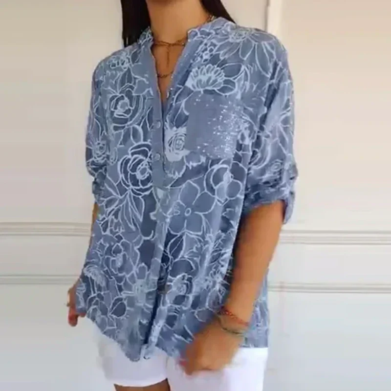 TILDA - LOCKERE BEDRUCKTE BLUSE - Image 6
