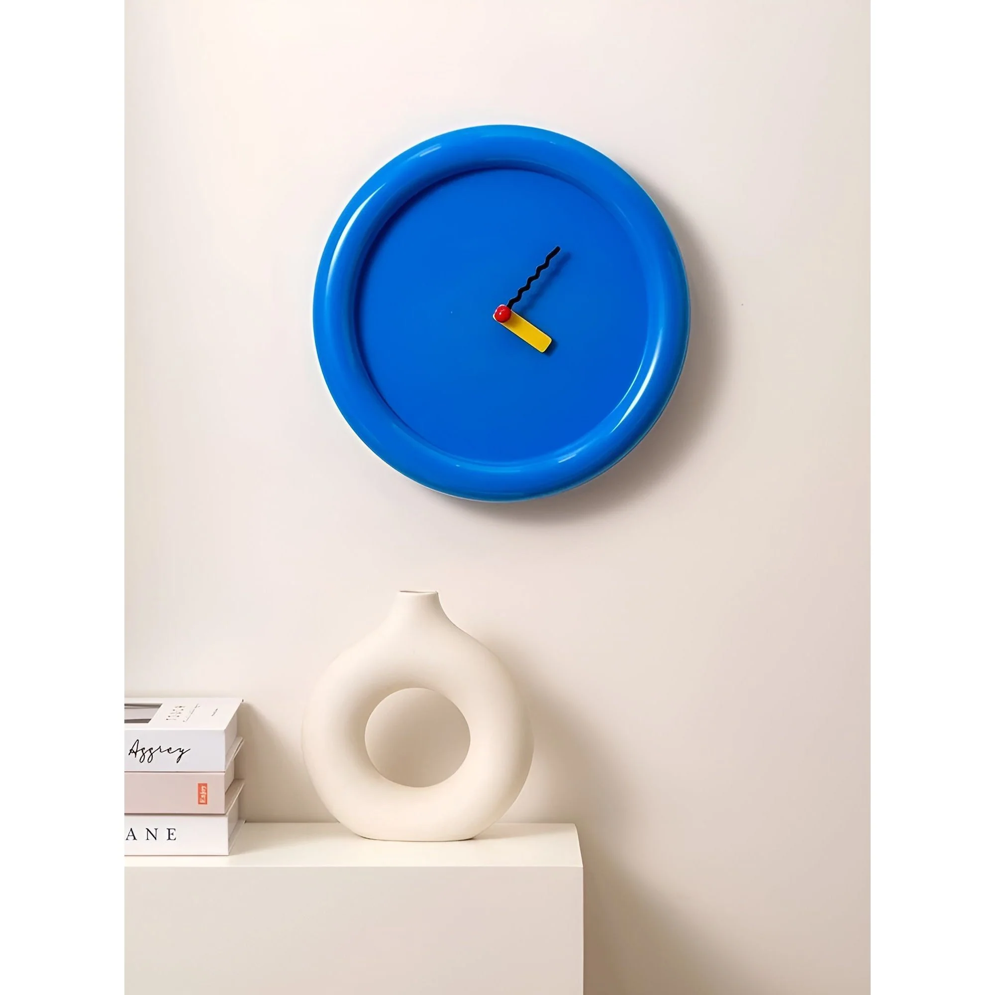 TimePop – Buntes geometrisches Wanduhren im Memphis-Stil mit mutigem künstlerischem Design - Image 3