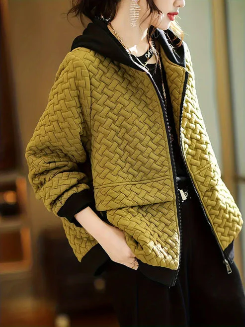 TINE - GEPOLSTERTE KAPUZEN-SWEATSHIRTJACKE - Image 8