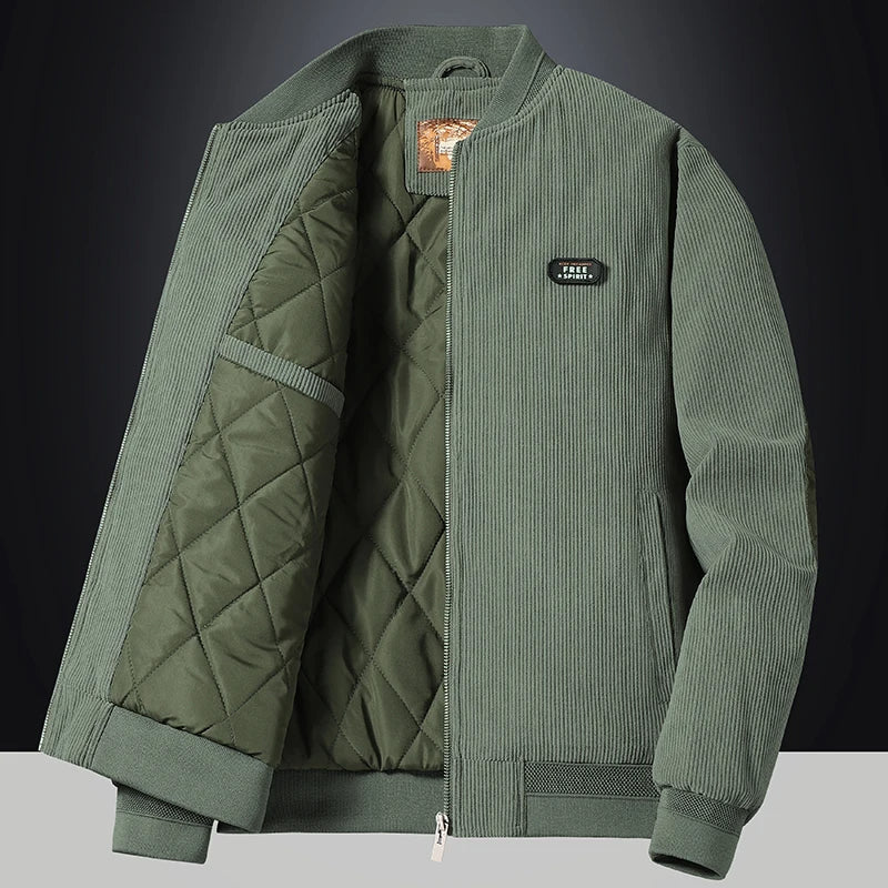 TOBIAS - CORDJACKE MIT GESTEPPTEM FUTTER - Image 3