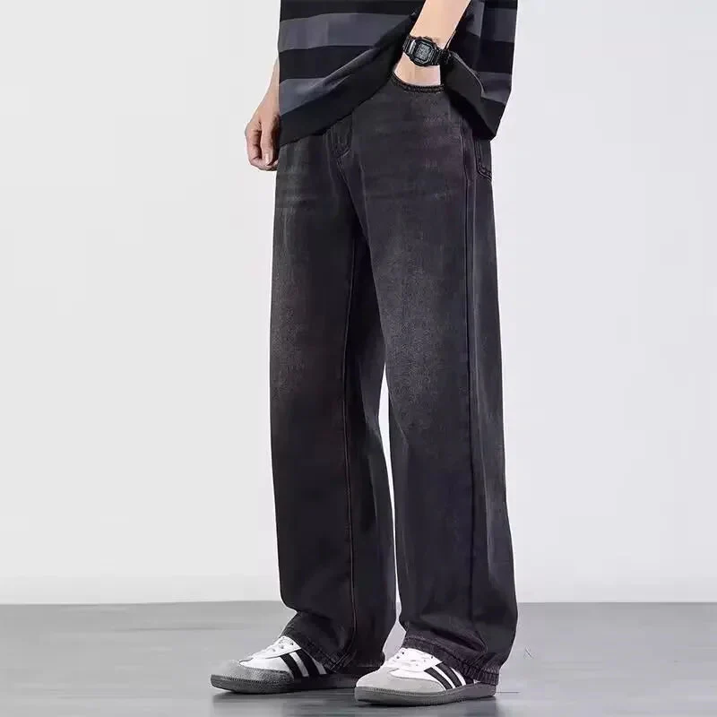 Tom | Lässiger Stil mit Weitem Bein Baggy Jeans - Image 2