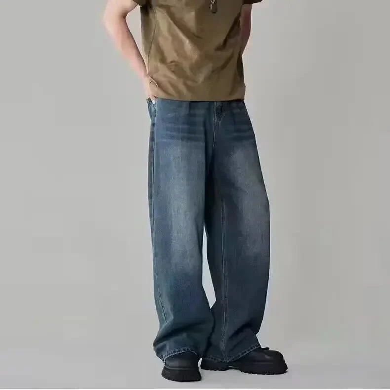 Tom | Lässiger Stil mit Weitem Bein Baggy Jeans - Image 4