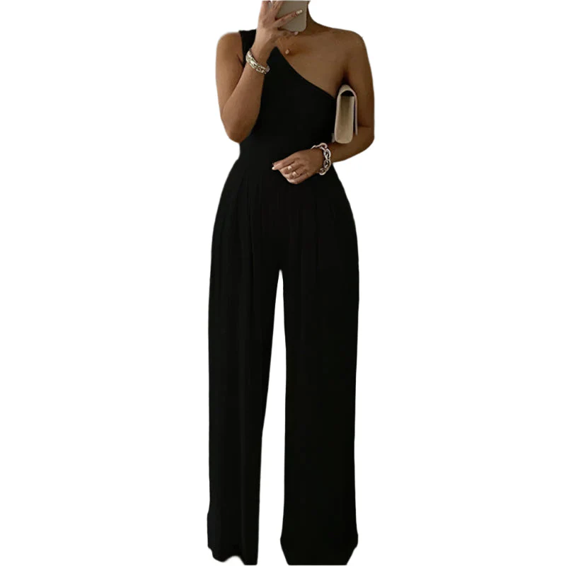 Tori - Eleganter Ein-Schulter-Jumpsuit - Image 2