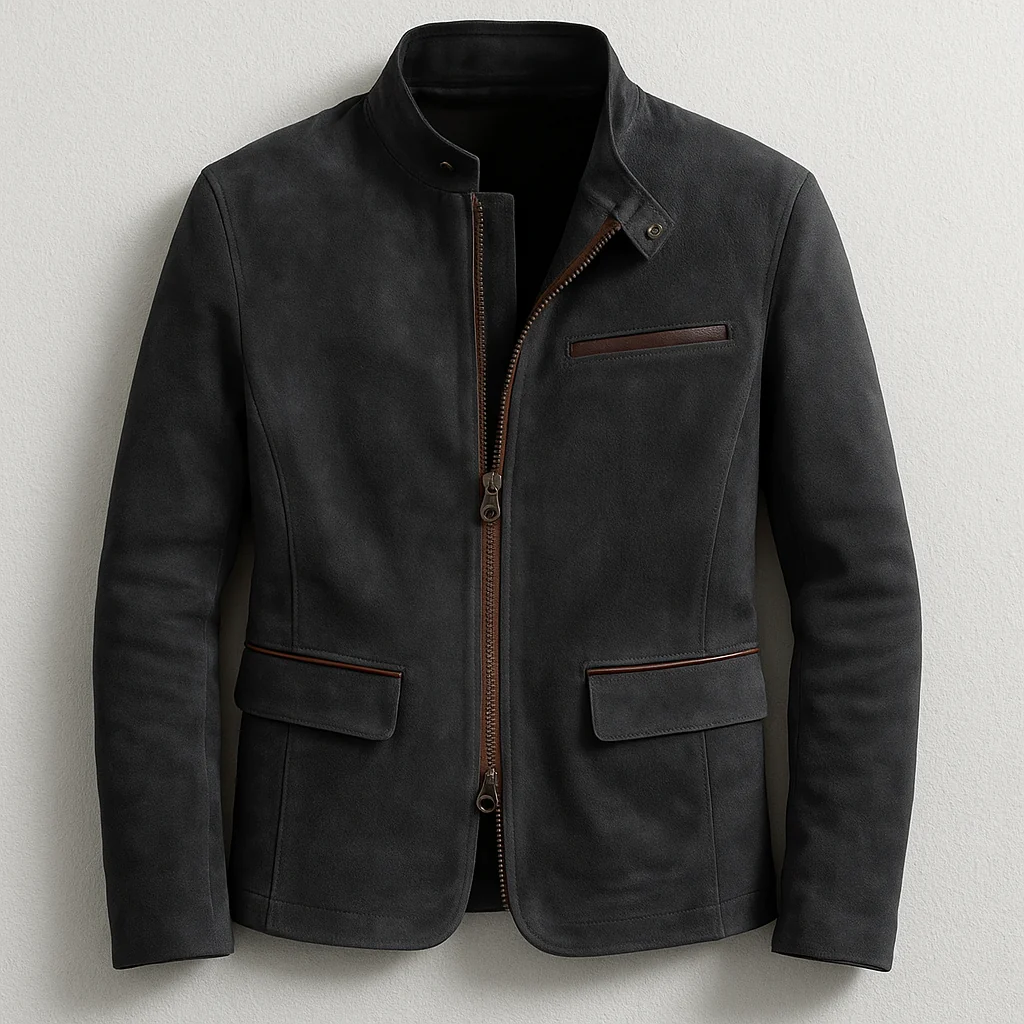 Torin – Elegante Jacke Mit Reißverschluss Und Taschen - Image 2