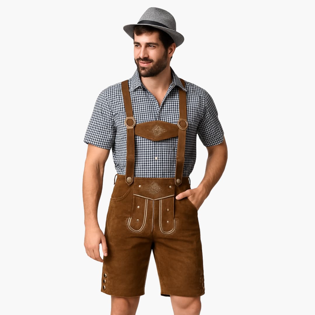 Traditionelle Lederhose für Herren - Oktoberfest 2025 - Image 2