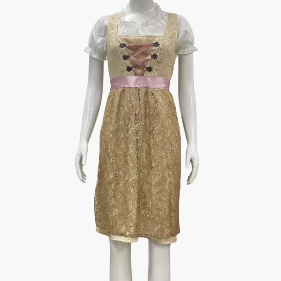Traditionelles Midi Dirndl kleid für Damen - Oktoberfest 2025 - Image 2