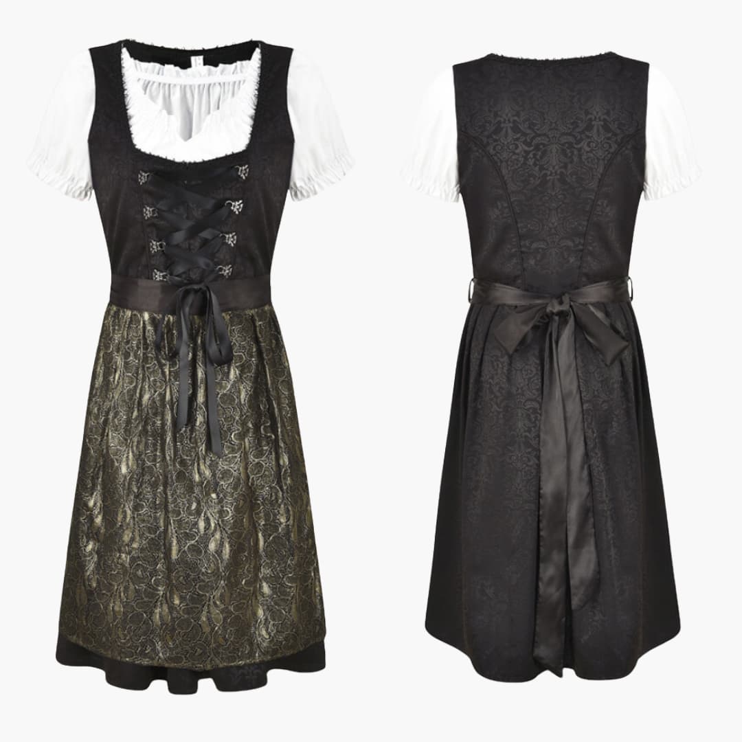 Traditionelles Midi Dirndl kleid für Damen - Oktoberfest 2025 - Image 3