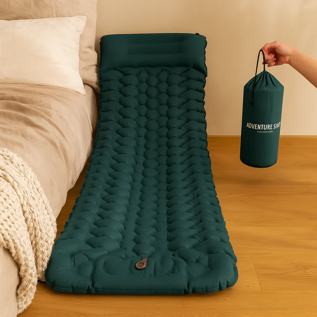 TrekLig Selbstaufblasende Isomatte – Leichte Campingmatratze für Outdoor-Komfort