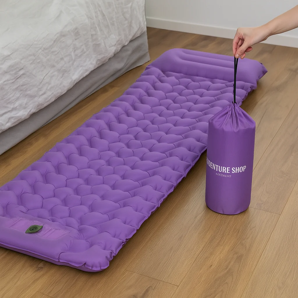 TrekLig Selbstaufblasende Isomatte – Leichte Campingmatratze für Outdoor-Komfort - Image 14