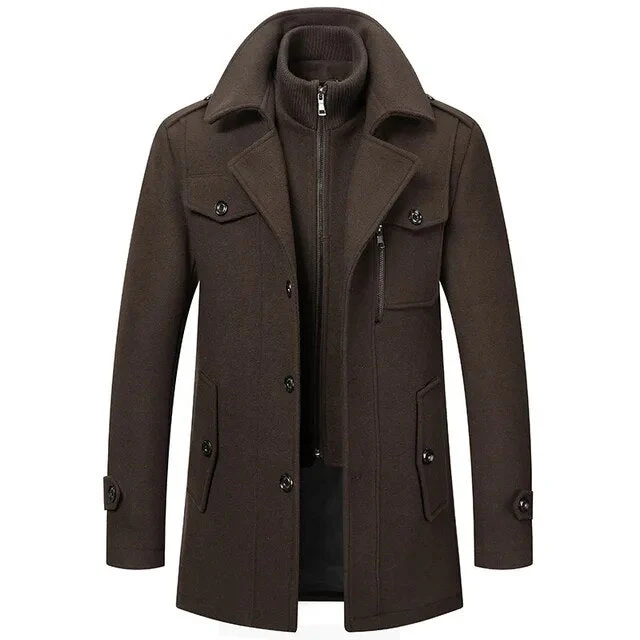 Trenchcoat aus Kaschmir für Männer - Image 5