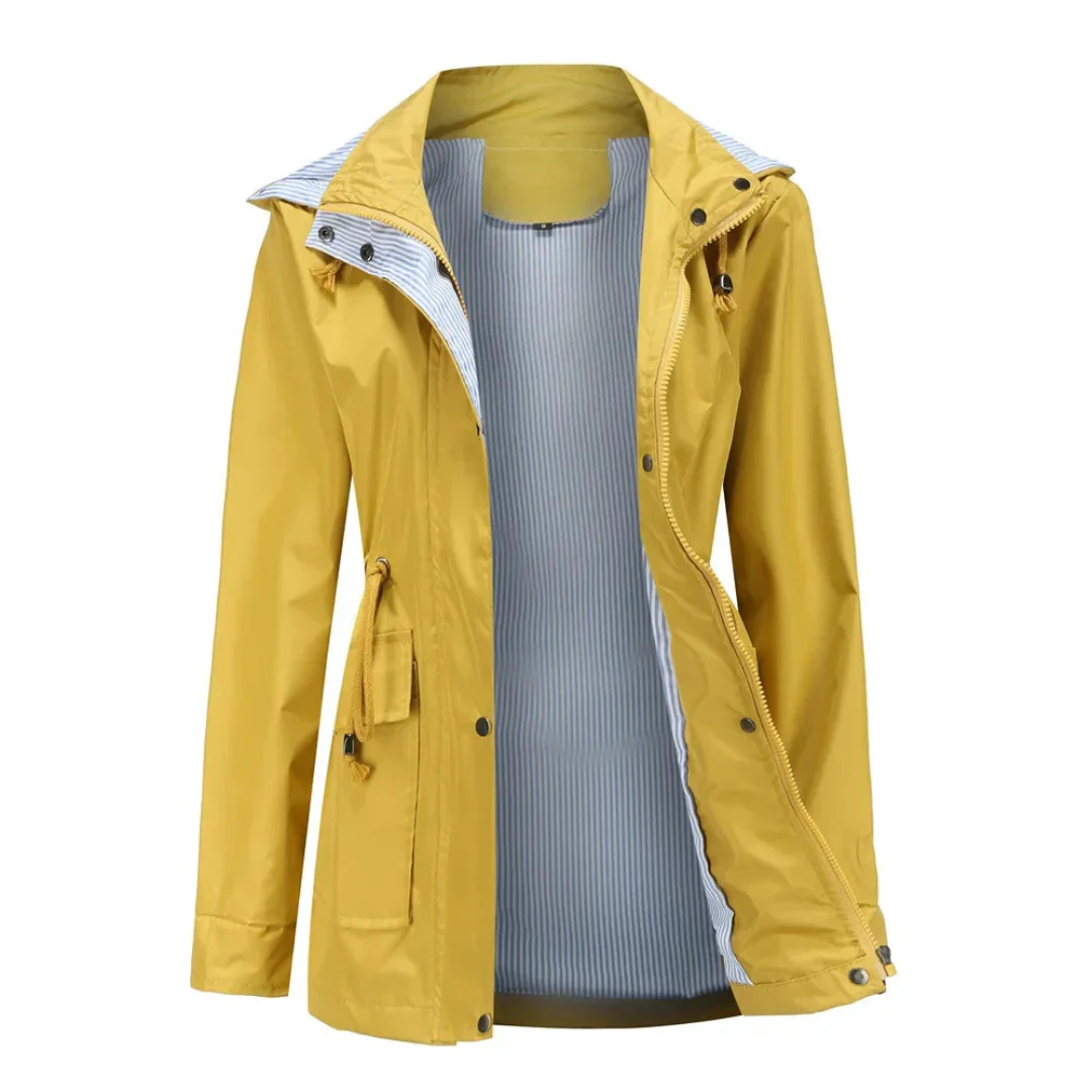 Trenchcoat Damen | Übergangsjacke Mit Abnehmbarer Kapuze - Image 6