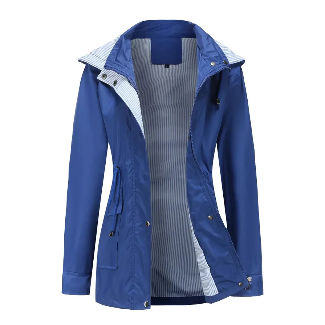Trenchcoat Damen | Übergangsjacke Mit Abnehmbarer Kapuze - Image 7