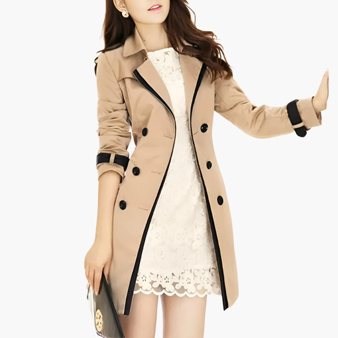 Trenchcoat mit Gürtel für Damen - Image 2