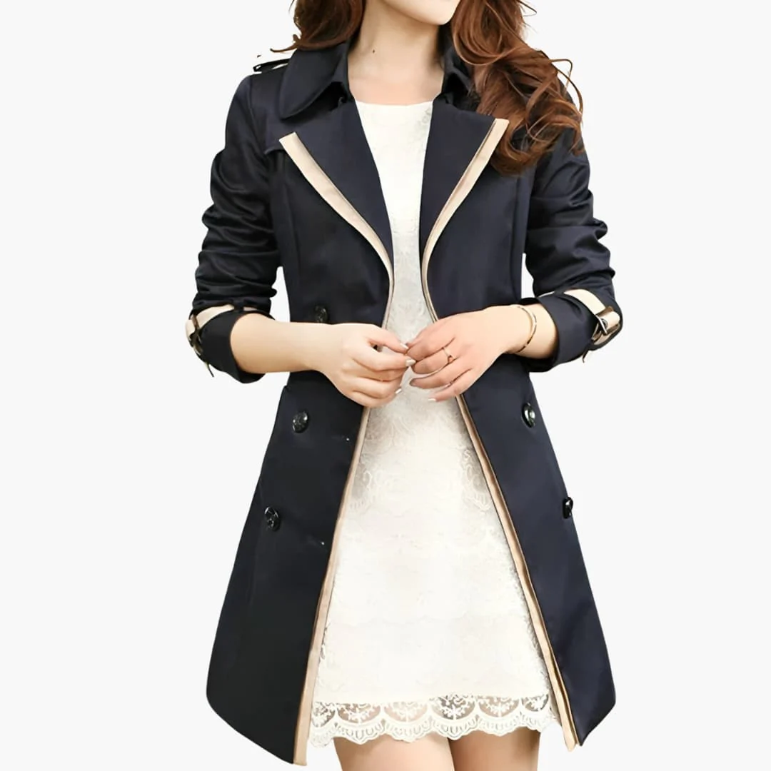 Trenchcoat mit Gürtel für Damen - Image 3