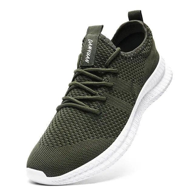 Trendy Atmungsaktive Lace Up Knit Sneakers - Image 13