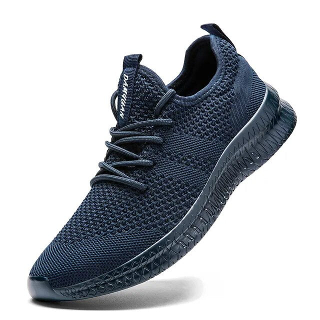 Trendy Atmungsaktive Lace Up Knit Sneakers - Image 8