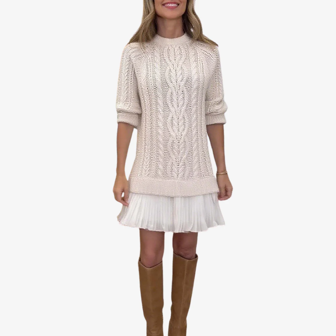 Trivora™ - Stilvolles & Warmes Strickkleid