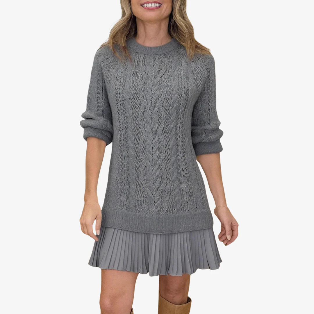 Trivora™ - Stilvolles & Warmes Strickkleid - Image 6