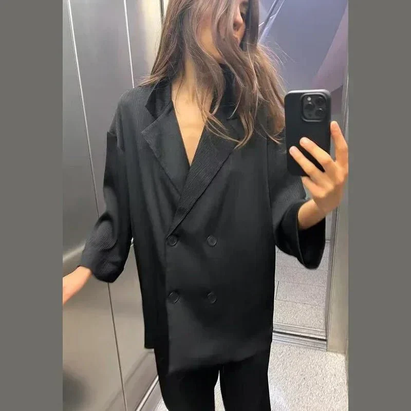 Trixia Lose Blazer und Hosen-Set - Image 2