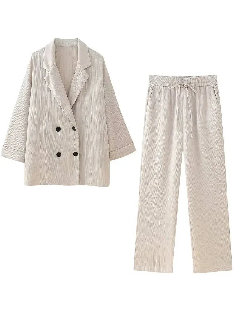 Trixia Lose Blazer und Hosen-Set - Image 7