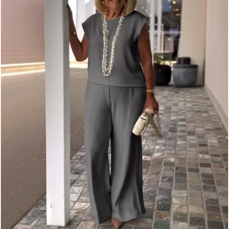 TUANA - BLUSE UND WEITE HOSEN SET - Image 8