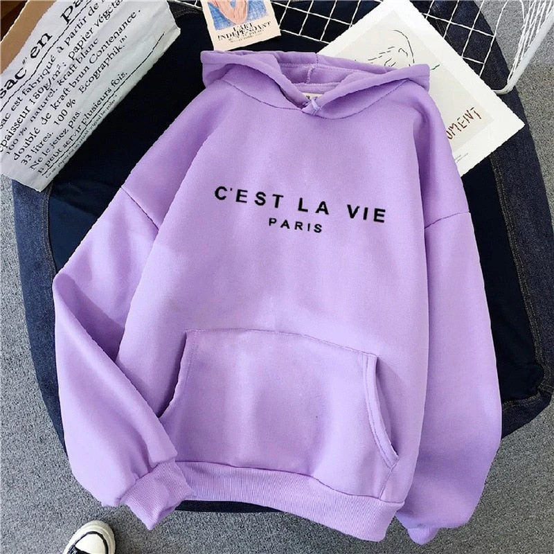 Übergroße bedruckte Kapuzenpullover