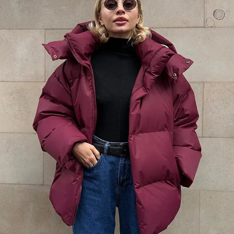 Übergröße PufferJacke mit Kapuze - Image 9