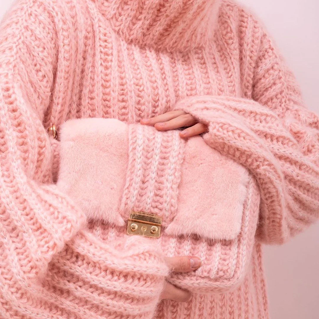 Übergroßer Rollkragenpullover – Gemütliches Volumen, müheloser Chic - Image 2