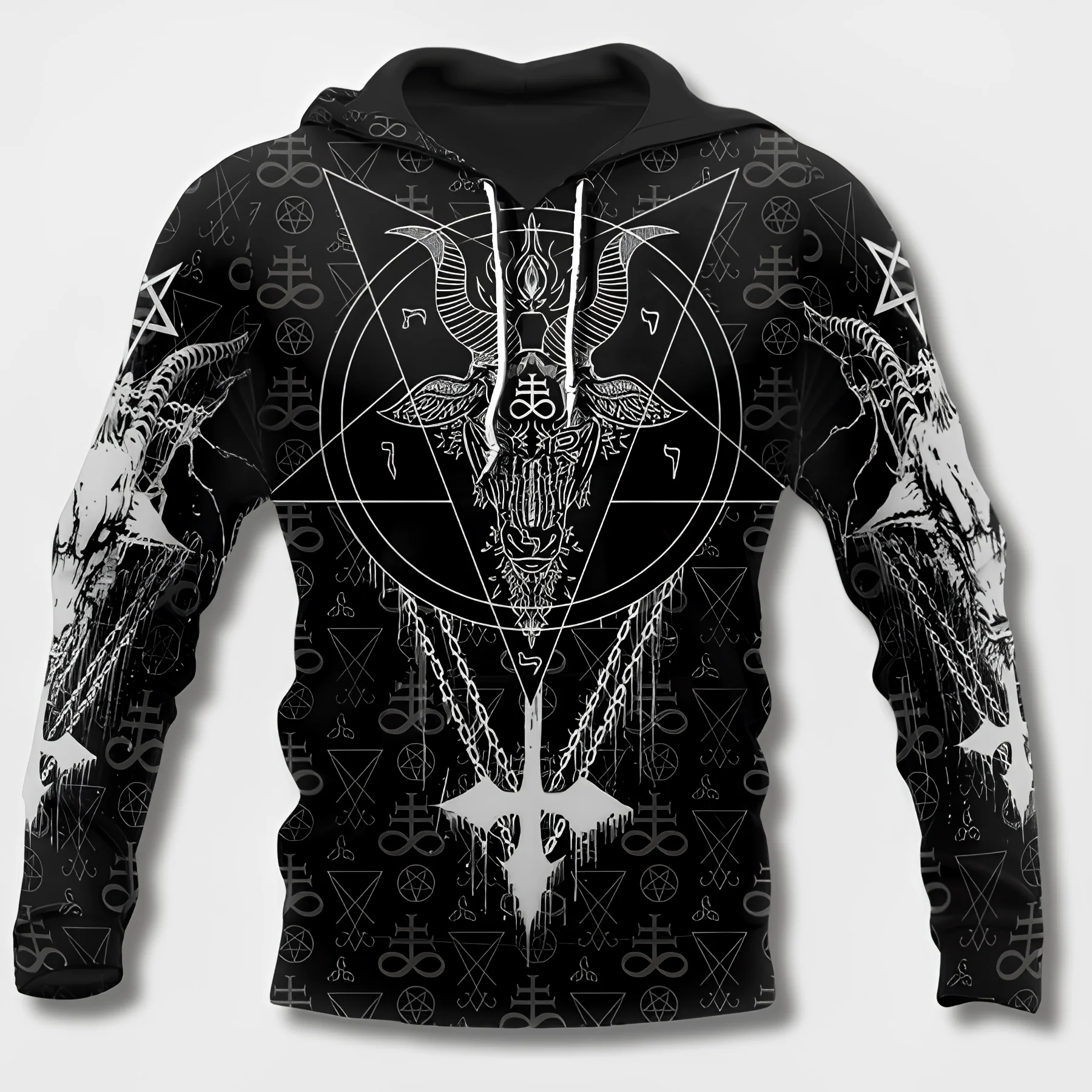 Udalrich | Kühner Wikinger-inspirierter Herren Kapuzenpullover - Image 7