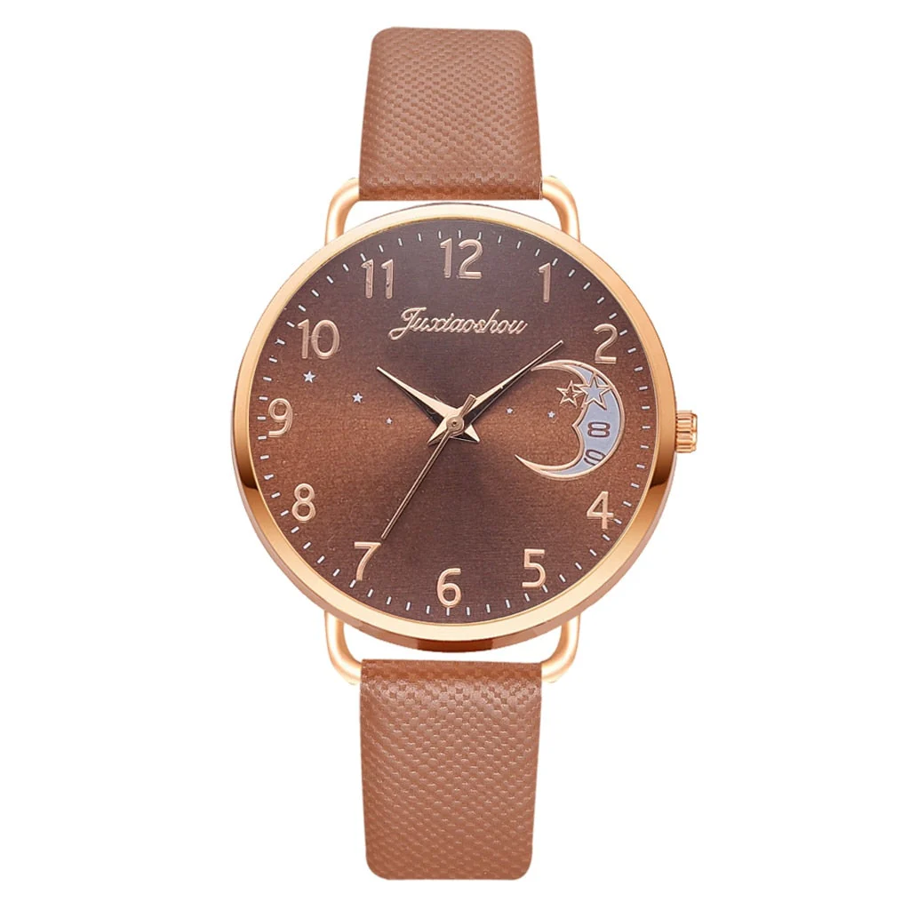 Uhren-Set mit Mondzahlen-Zifferblatt und Armbändern - Image 4