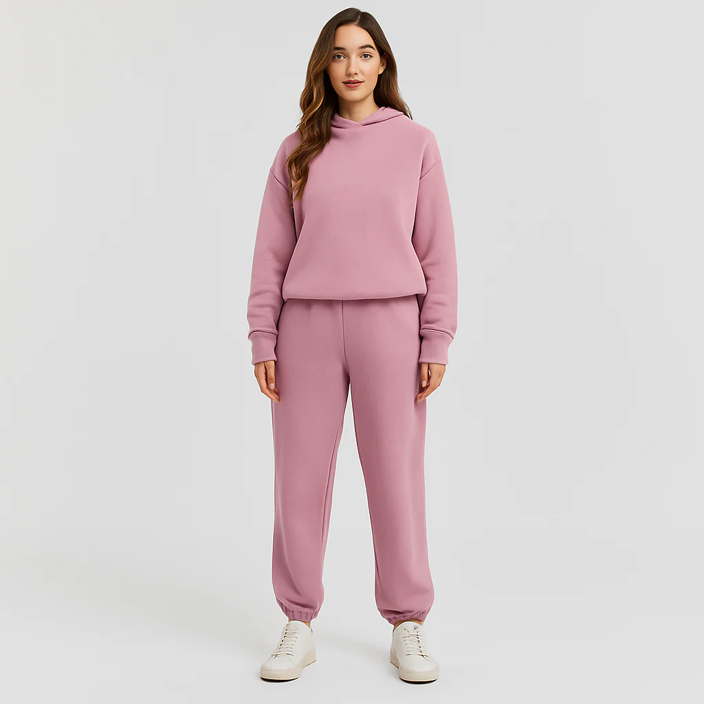 Ultimatives Komfort-Set aus Hoodie und Jogginghose – Gemütliche 2-teilige Loungewear für Frauen - Image 11