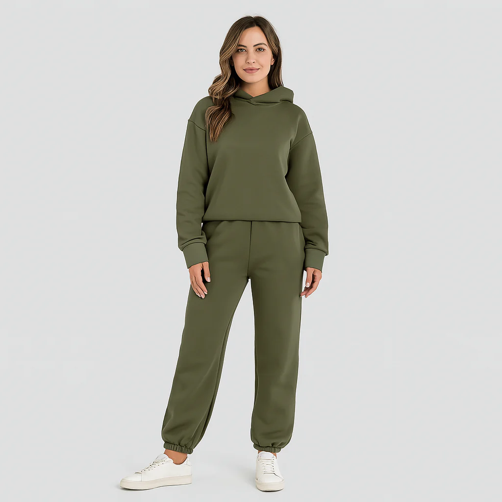 Ultimatives Komfort-Set aus Hoodie und Jogginghose – Gemütliche 2-teilige Loungewear für Frauen - Image 12