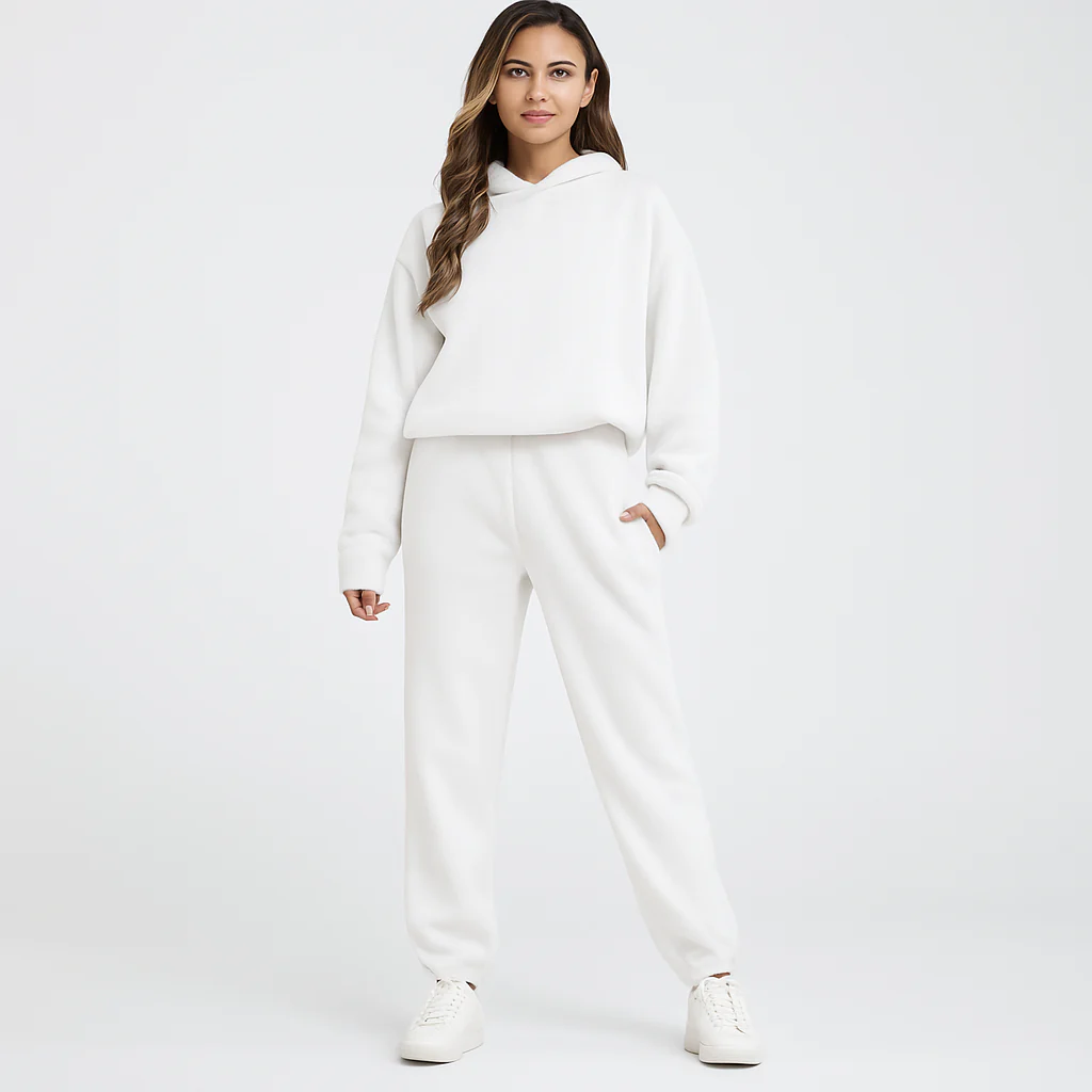 Ultimatives Komfort-Set aus Hoodie und Jogginghose – Gemütliche 2-teilige Loungewear für Frauen - Image 7