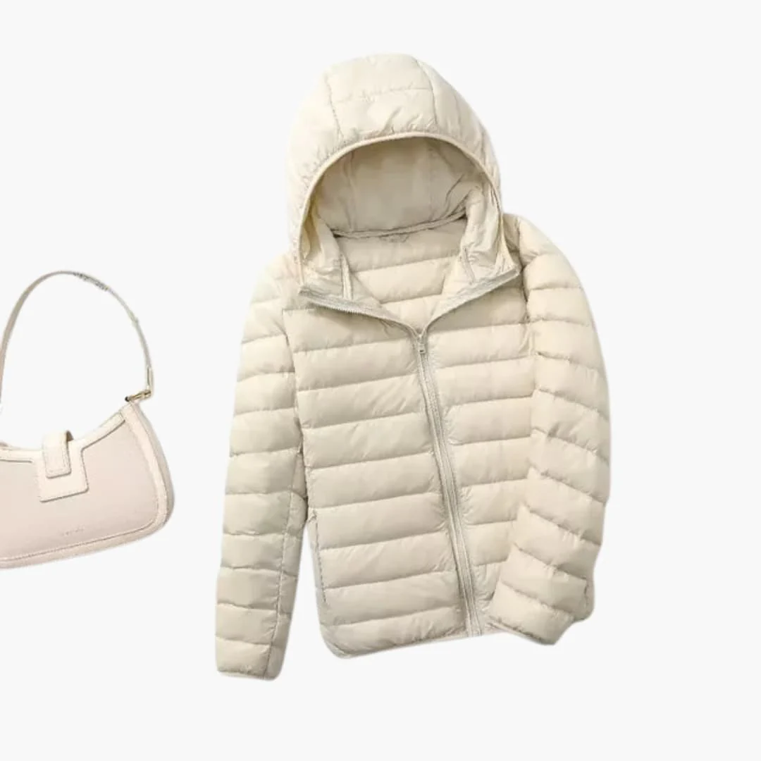 Ultraleichte Daunenjacke mit Kapuze für Damen - Image 14