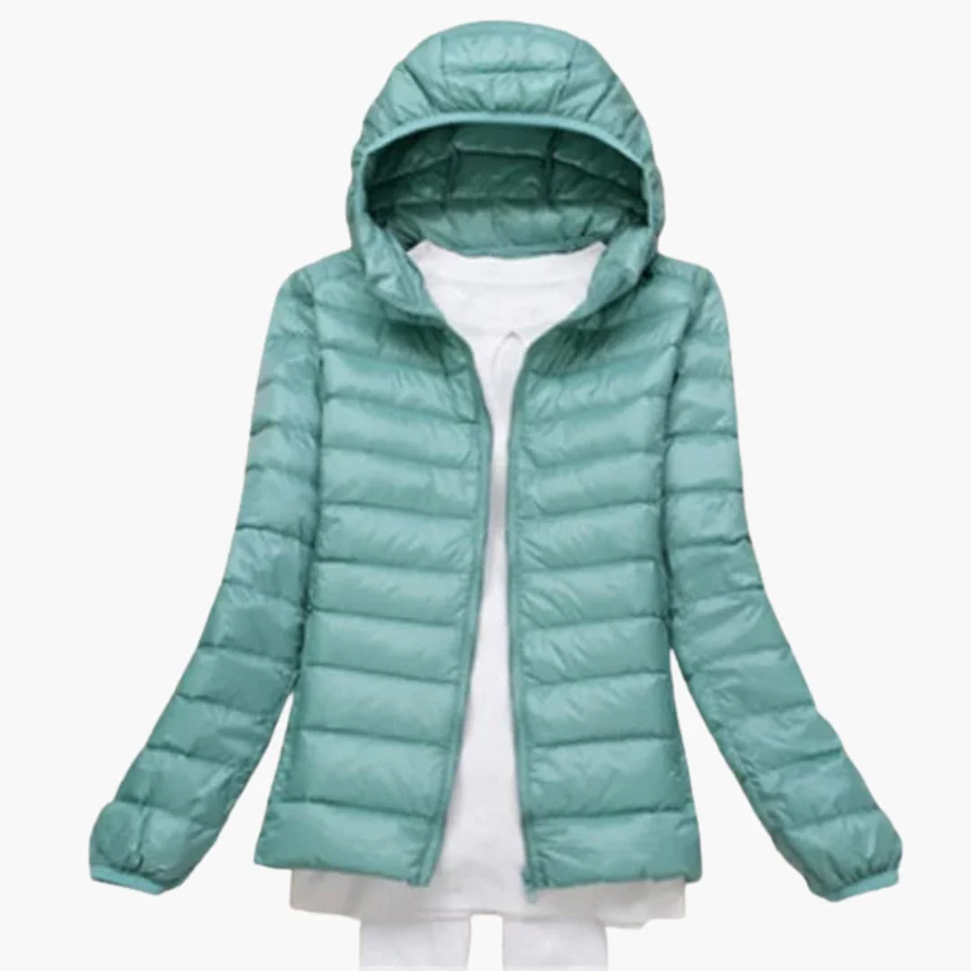 Ultraleichte Daunenjacke mit Kapuze für Damen - Image 4