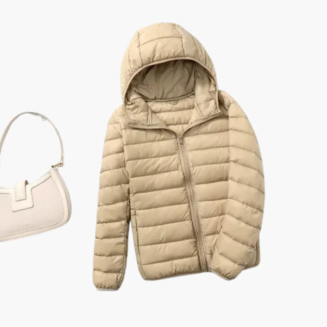 Ultraleichte Daunenjacke mit Kapuze für Damen - Image 6