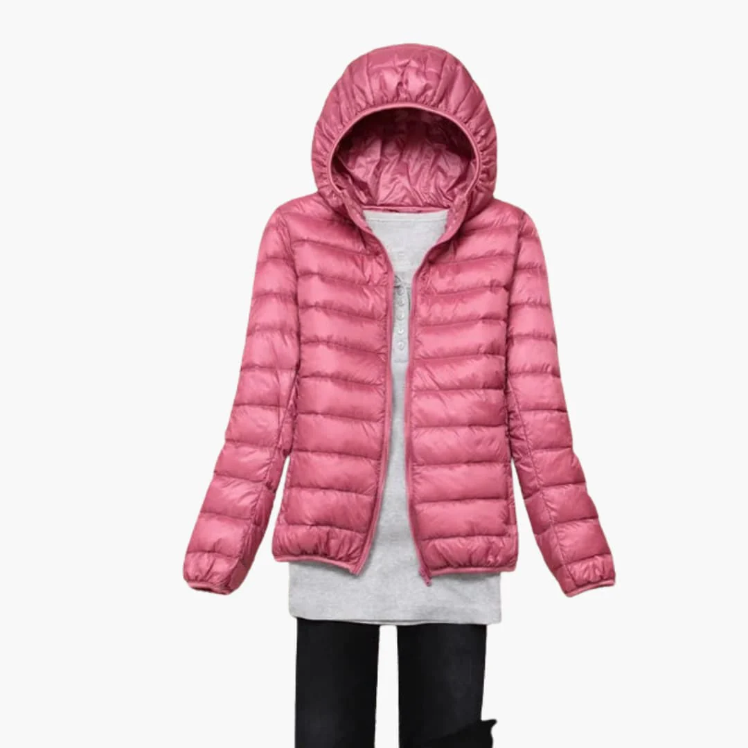 Ultraleichte Daunenjacke mit Kapuze für Damen - Image 7
