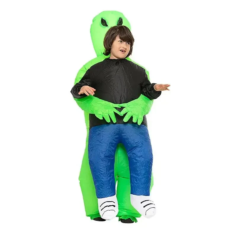 Unisex Aufblasbares Alien Kostüm | Halloween Verkleidung mit Trage-Effekt - Image 5
