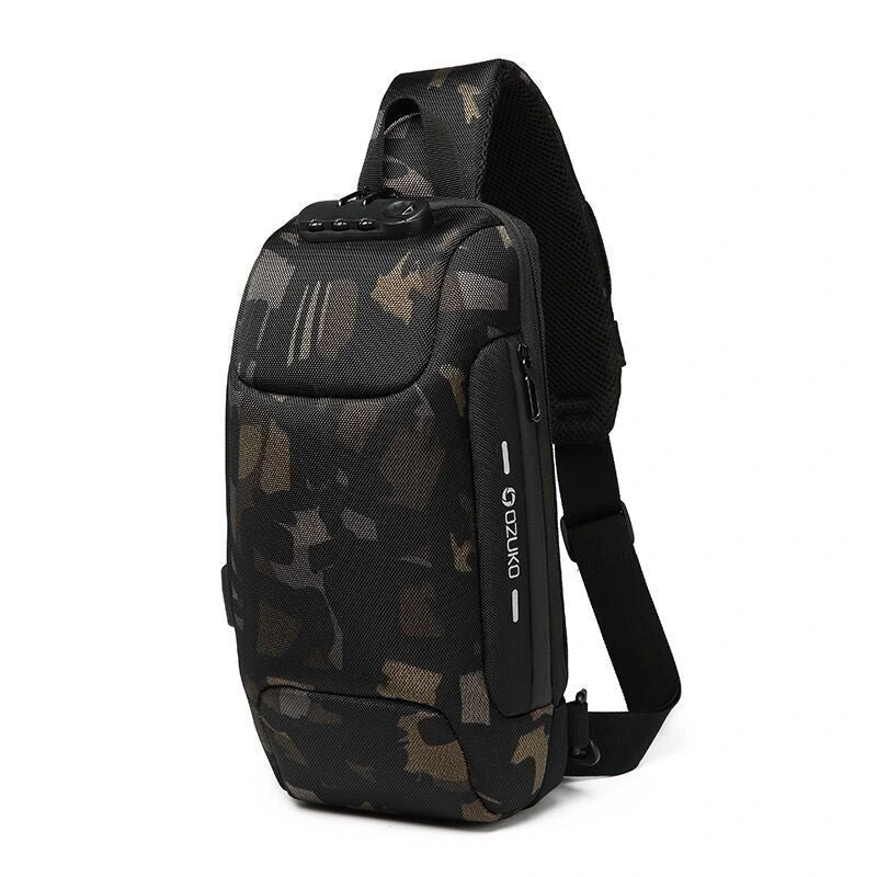 Unisex Eingebauter Ladeanschluss Umhängetasche | Anti-Diebstahl - Image 8