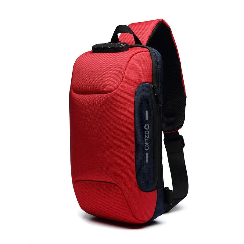 Unisex Eingebauter Ladeanschluss Umhängetasche | Anti-Diebstahl - Image 9